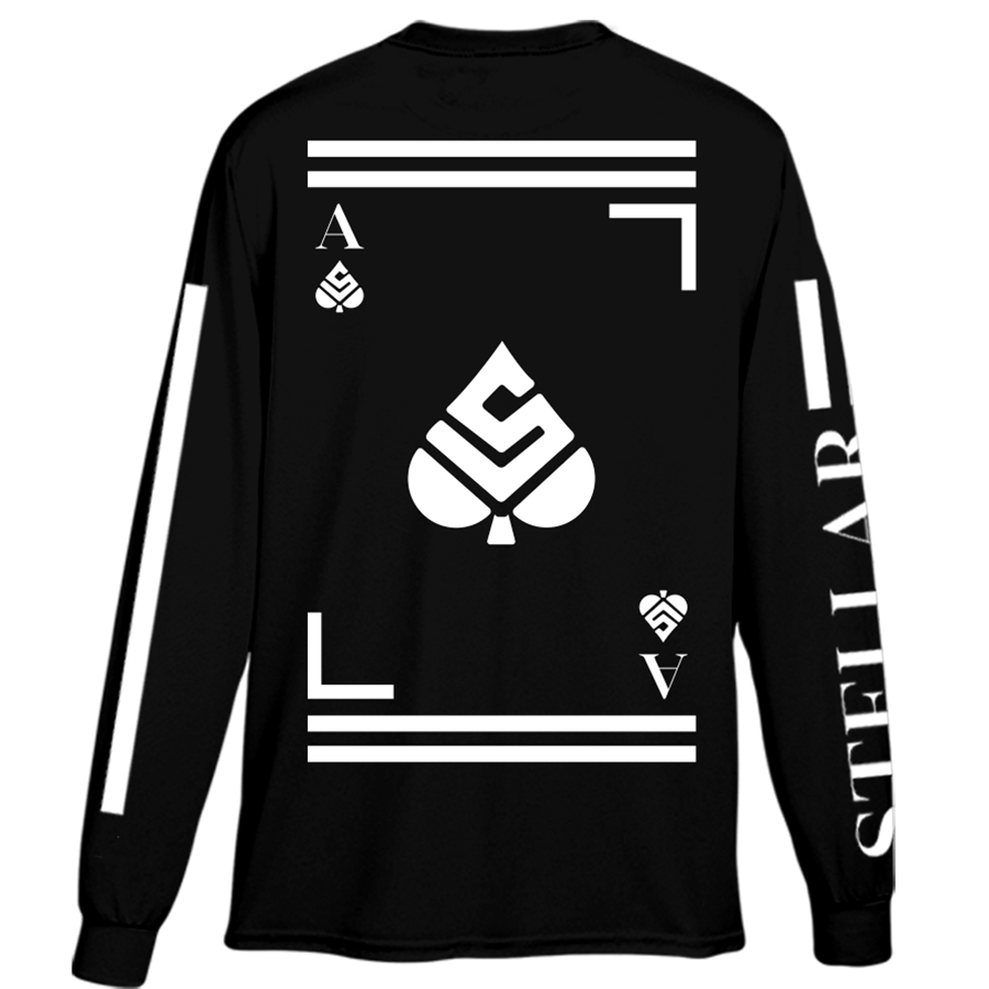 " Ace of Spadez " Stellar Long Sleeve