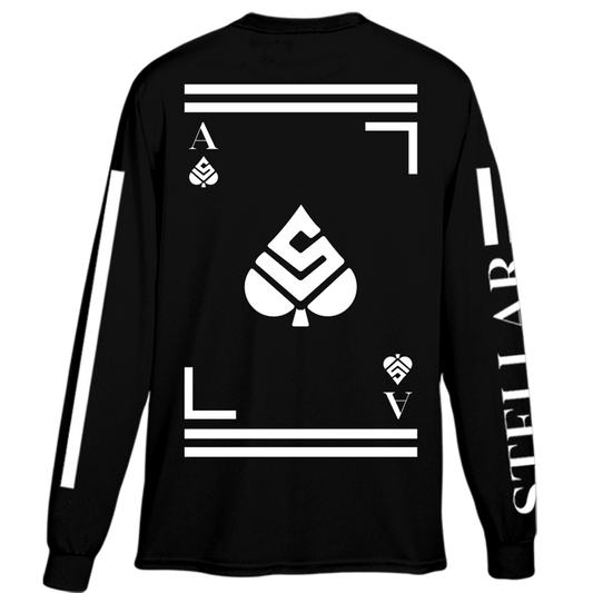 " Ace of Spadez " Stellar Long Sleeve